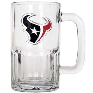  Houston Texans Large Glass Beer Mug: Sports & Outdoors