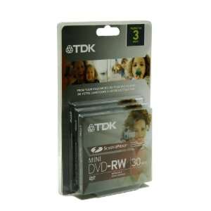  TDK 1.4GB DVD RW Armor Plated, (3 pack) Electronics