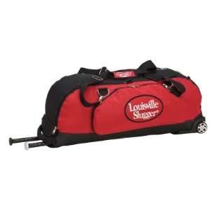   Slugger Deluxe DWL Wheeled Locker Bag   Black: Sports & Outdoors