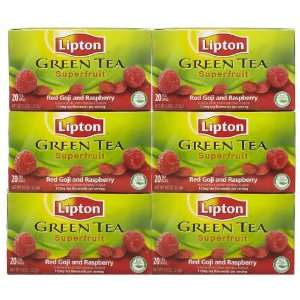 Lipton Green Tea Bags   6 pk.: Grocery & Gourmet Food