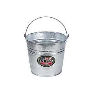  3 PACK GALVANIZED HOT DIPPED PAIL, Color: STEEL; Size: 14 