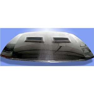 IPP 05 06 07 08 FORD MUSTANG CARBON FIBER HOOD SHELBY GT500 STYLE WITH 