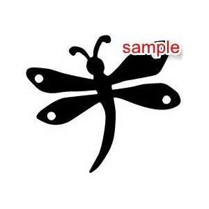  NATURE AND INSECTS DRAGONFLY 10 WHITE VINYL DECAL STICKER 