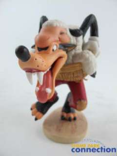 Disney WDCC 3 Little Pigs BIG BAD WOLF Im a Poor Little Sheep Statue 