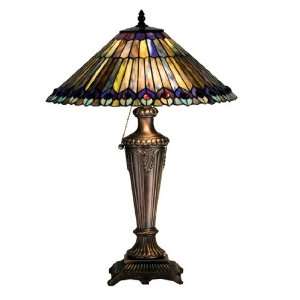  27563 Tiffany style table lamp: Home Improvement