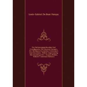   , Volume 1 (German Edition): Louis Gabriel Du Buat NanÃ§ay: Books