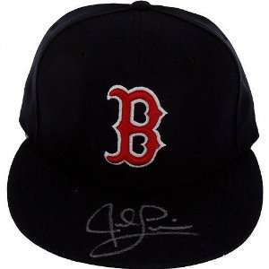 Jed Lowrie Boston Red Sox Autographed Black Cap:  Sports 