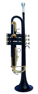 NEW BLACK BAND TRUMPET W/CASE APPROVED+ WARRANTY.  