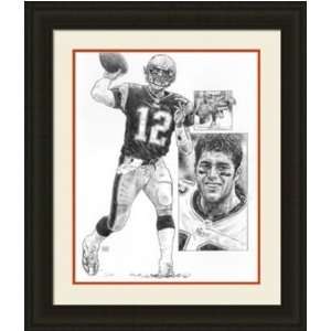   Tom Brady New England Patriots By Michael Mellett  : Sports & Outdoors