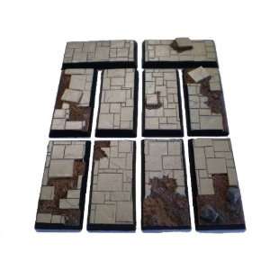    Calvary Base   Slate Ruins 25mm x 50mm (Random, 5) Toys & Games