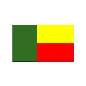  Benin Flag Sticker 