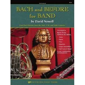  KJOS Bach And Before for Band Oboe David Newell Musical 