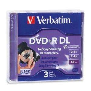  NEW Mini DVD+R DL 2.6G 3pk (Blank Media): Office Products
