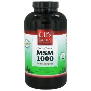  Ultra Botanicals   MSM Joint Support 1000 mg.   400 