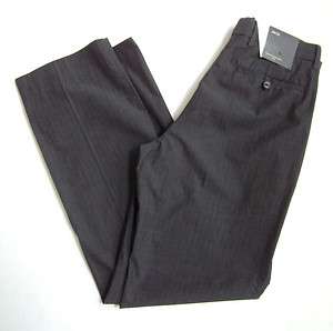 BANANA REPUBLIC Mens Dark Gray Pinstripe Pants Size 29 36 Waist NWT 
