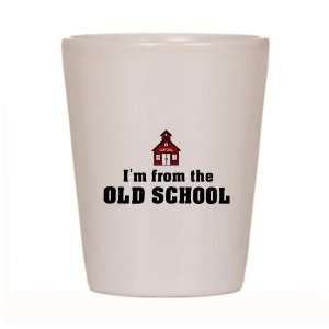  Shot Glass White of Im from The Old School: Everything 