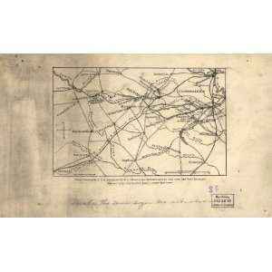  1892 map Army New York Cavalry Regiment, 10th