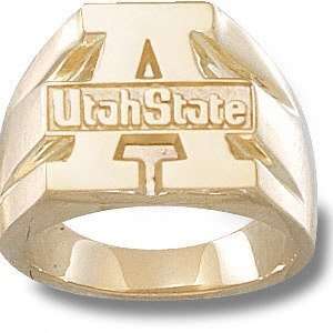  Utah State Aggies Solid 14K Gold A & UTAH STATE 