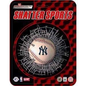  New York Yankees MLB Shatter Ball Window Decal