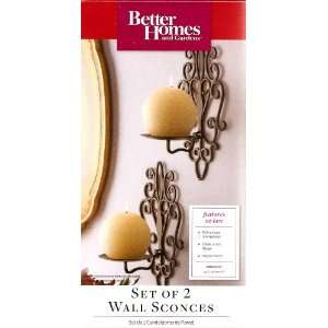  Better Homes and Gardens Set of 2 Wall Sconces