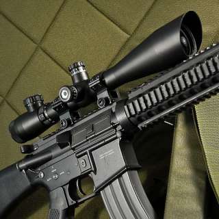 Barska 6 24x50 IR Mil Dot Sniper Scope w/ Rings, AC11562 Black Matte 