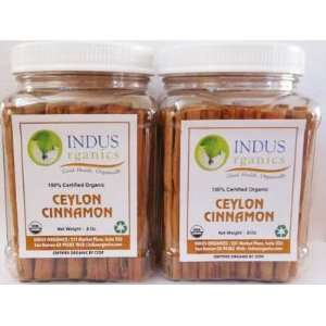 Organic Real Ceylon (Sri Lanka) Cinnamon Sticks, 3 Inch (16 Oz 
