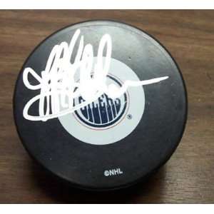  Jeff Beukeboom Autographed Hockey Puck: Sports & Outdoors