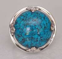 New LORI BONN $148 Round Turquoise ARUBA Ring 6 SALE  