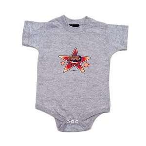 Old Time Sports Clearwater Threshers Infant One Piece Bodysuit   Steel 