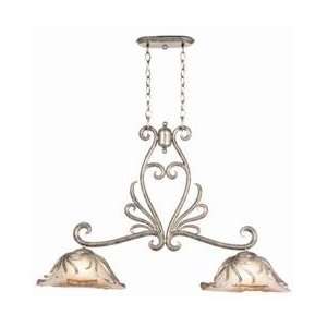 Kalco 5559VE Vermeer Gatsby Renaissance 2 Light Island From the Gatsby 