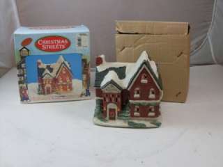 Christmas Streets Village Lighted Crowntree Inn House 1992 Montgomery 