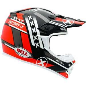 Bell Factory X Mens MX 2 Motocross Motorcycle Helmet   Black/Orange 
