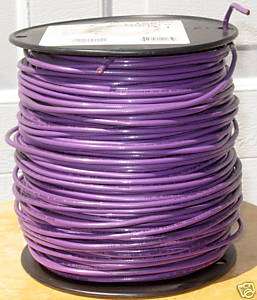 THHN/THWN 500 Ft. #10 AWG Solid Copper Wire  Purple  