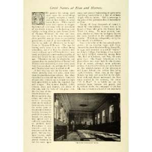  1900 Article Eaton College Harrow School England Interior 