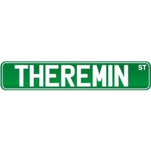  New  Theremin St .  Street Sign Instruments