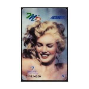 Marilyn Collectible Phone Card: $7. Marilyn Monroe (Portait With Warm 