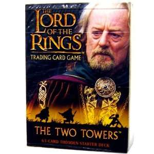   Rings Card Game Theme Starter Deck Two Towers Theoden: Toys & Games