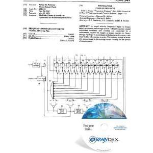  NEW Patent CD for FREQUENCY TO BINARY CONVERTER 