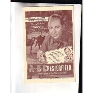  Chesterfield Cigarette Advertisement Bing Crosby 