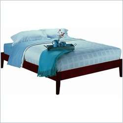   bed includes support slats in lieu of a box spring, providing a