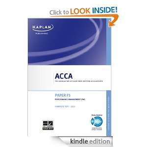 ACCA Complete Text   F5 Performance Management Kaplan Publishings 