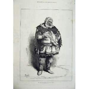   1875 Mr Phelps Falstaff Gaiety Theatre Costume Print