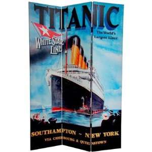   Tall Double Sided Titanic/Penn Station Room Divider Furniture & Decor