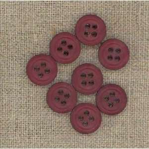  7/16 plastic shirt button Burgundy By The Each Arts 