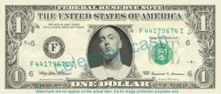 EMINEM Dollar Bill   Mint  