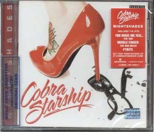 COBRA STARSHIP NIGHT SHADES SEALED CD NEW 2011  