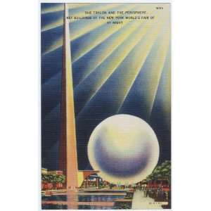  Reprint The Trylon and the Perisphere. / Key buildings of 
