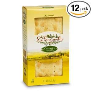 La Panzanella Fennel Croccantini Box, 5 Ounce Boxes (Pack of 12 