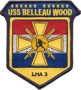 USMC LHA 3 USS Belleau Wood Devil Dog Patch  