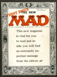 MAD Magazine #24 1955 1st Magazine Issue   H Kurtzman  